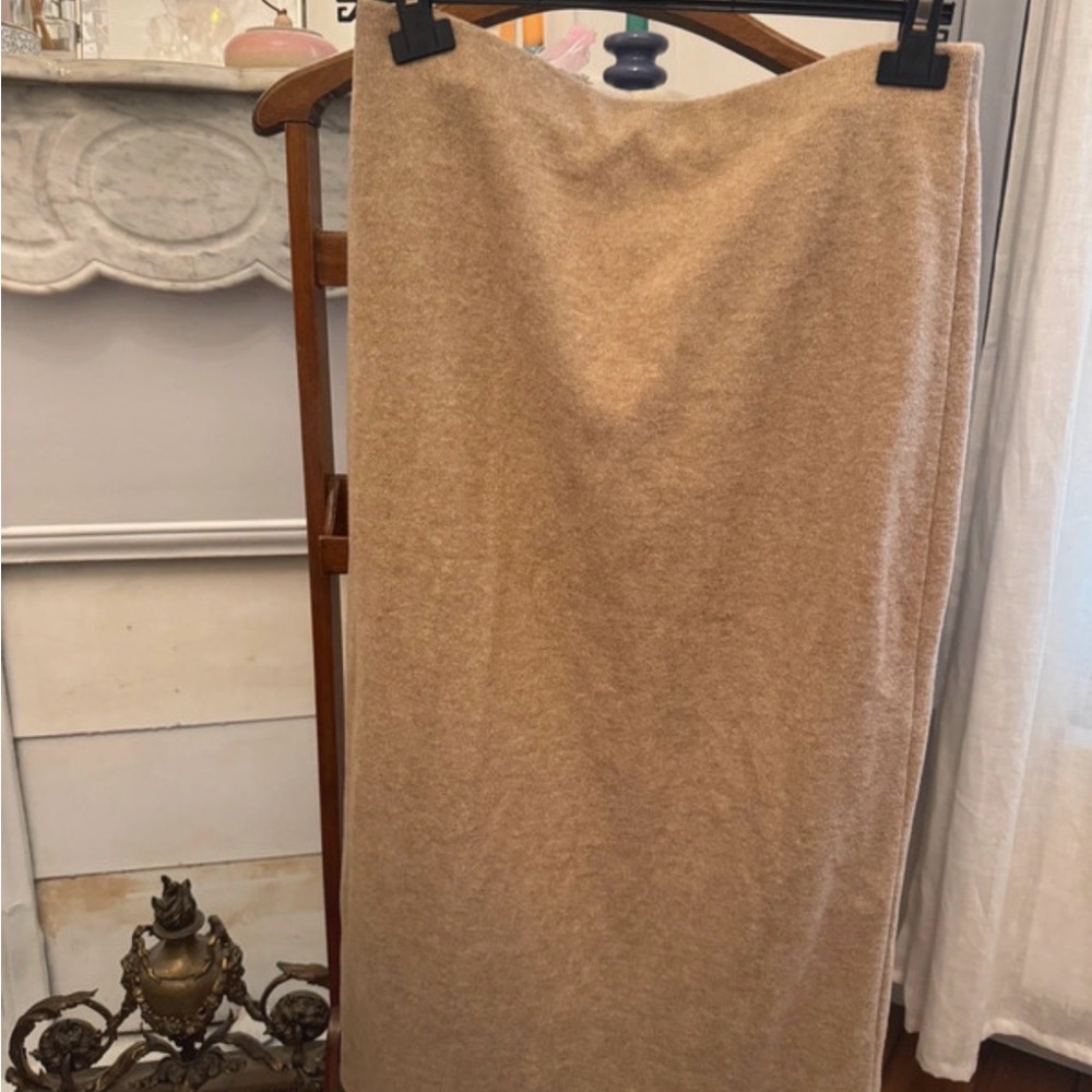 Zara Tan Pencil Skirt